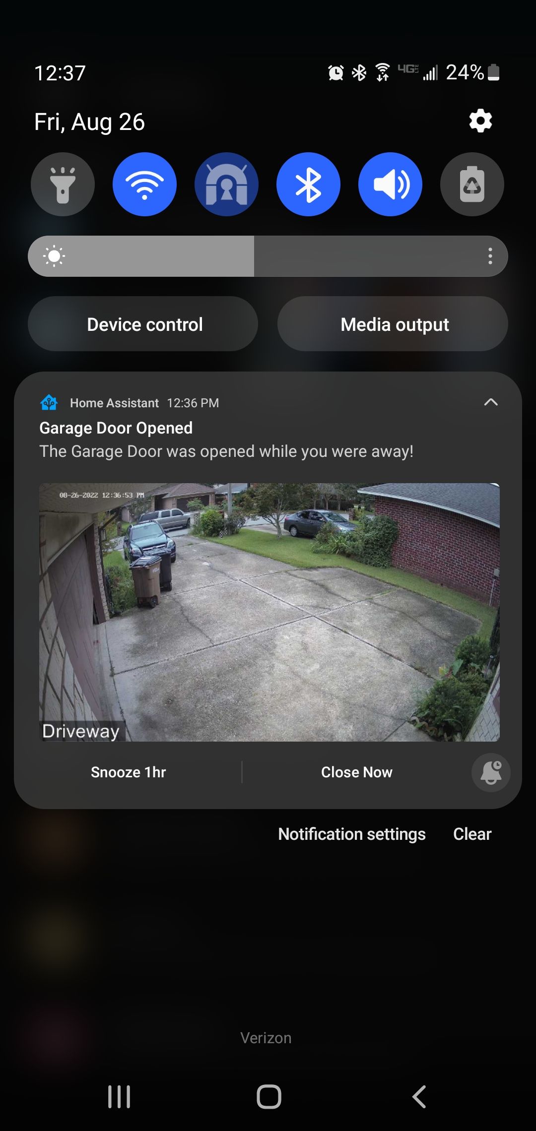 Home Assistant: Add Camera Snapshots to Push Notifications