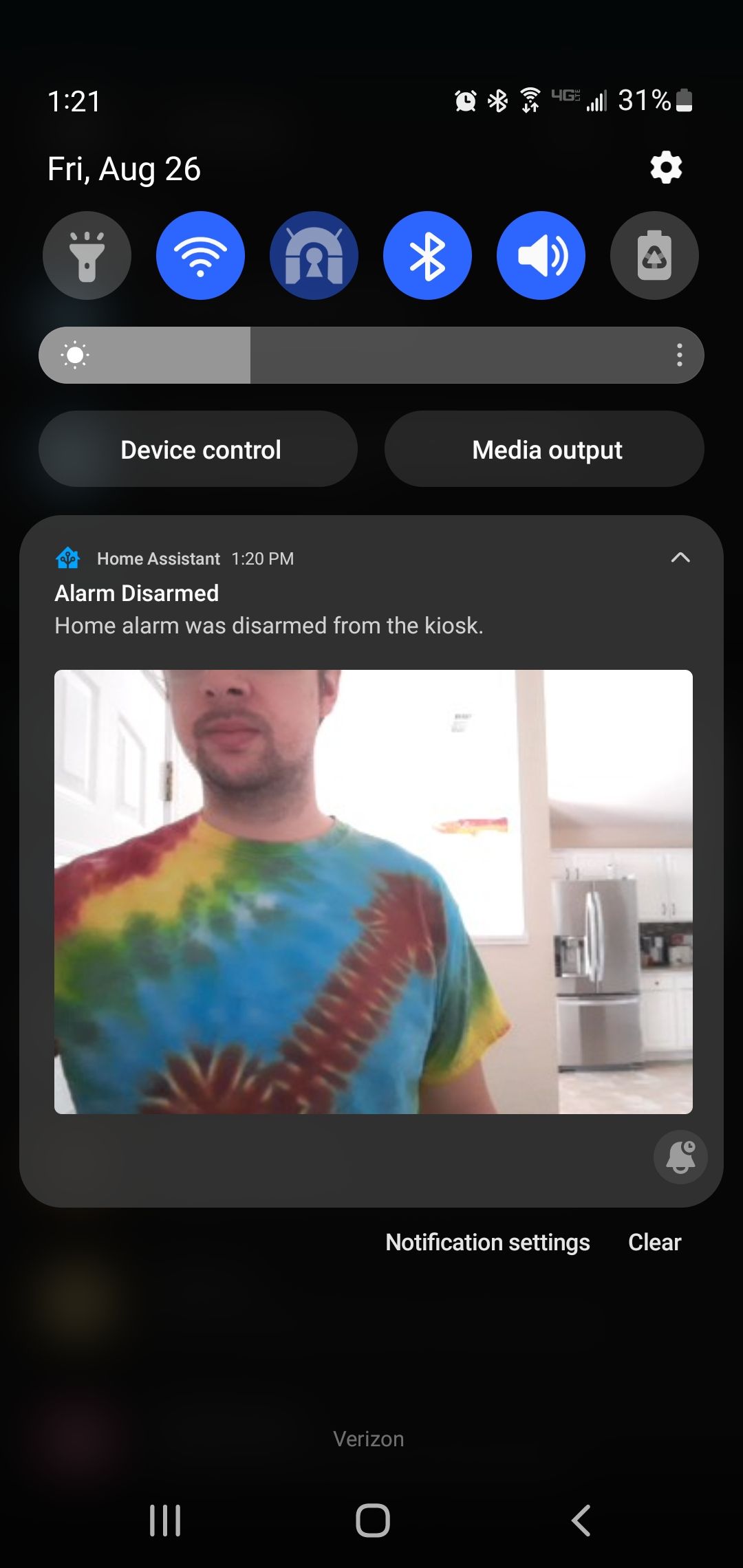 Home Assistant Add Camera Snapshots to Push Notifications